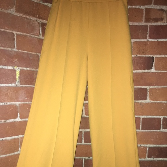 Highstreet Pants - 🌈HIGHSTREET Yellow Flare Boho Pants🌈